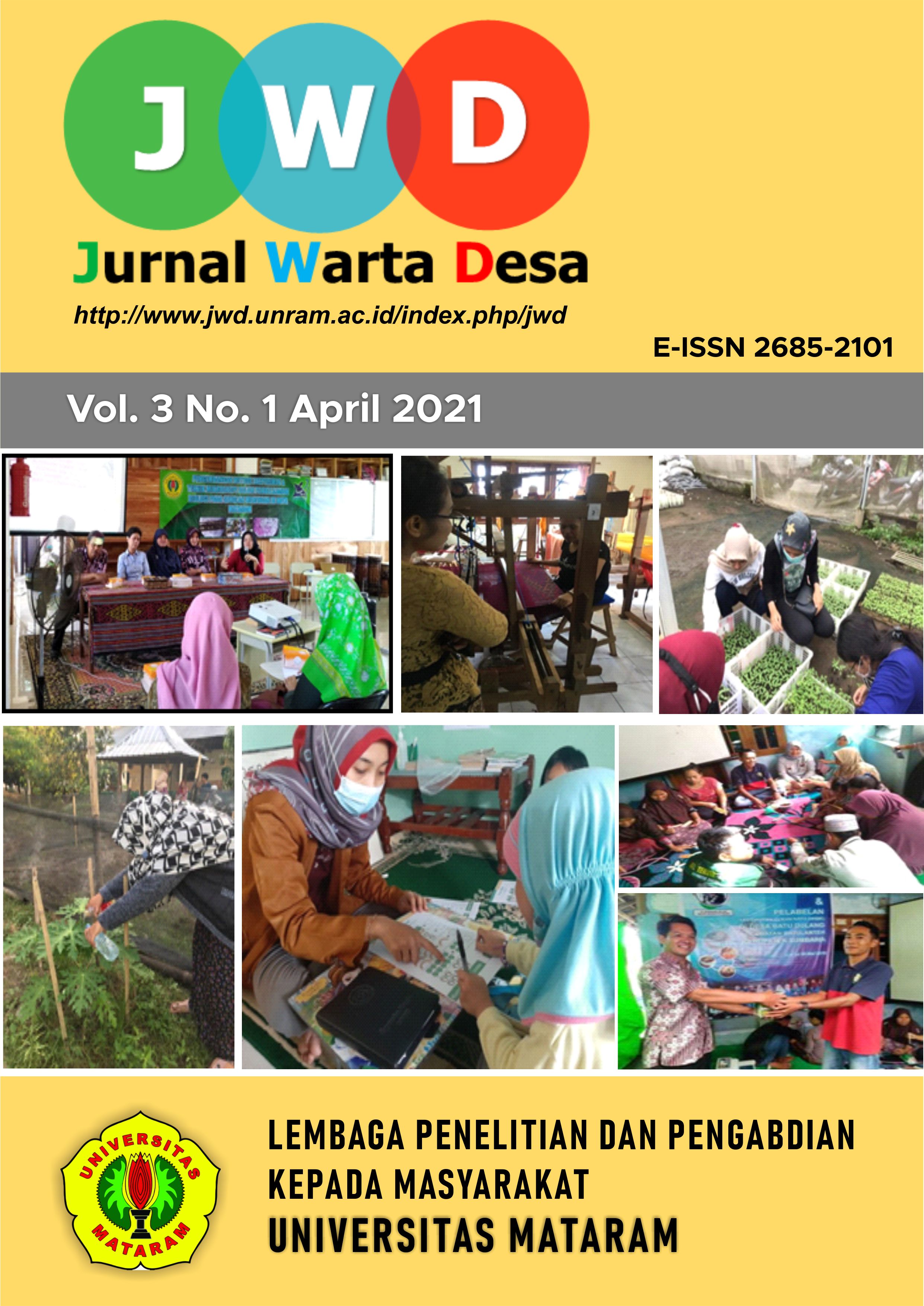 					View Vol. 3 No. 1 (2021): Jurnal Warta Desa (JWD)
				